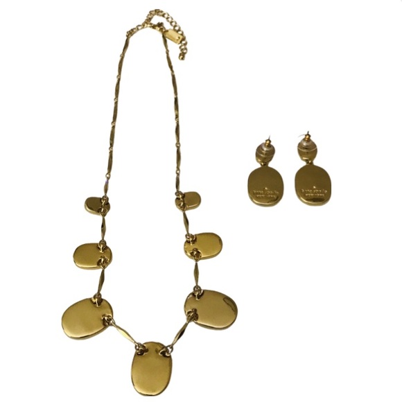 KATE SPADE NEW YORK Pave the Way Graduated Necklace and double drop Earrings set - Picture 9 of 9